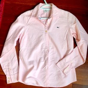 Light pink button up Vinyard Vines size 6 slim fit